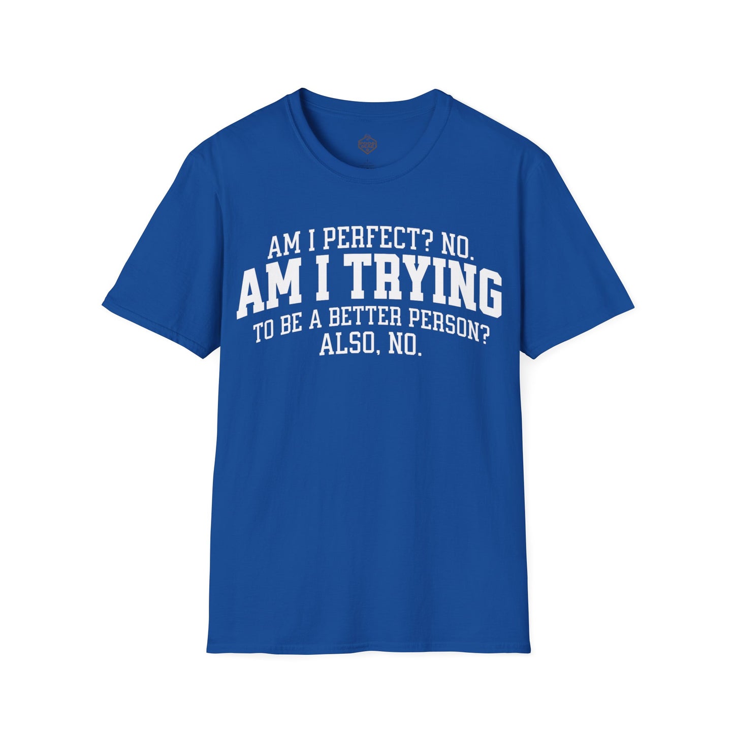 Am I Perfect? No. Am I Trying to be a Better Person? Also No.
