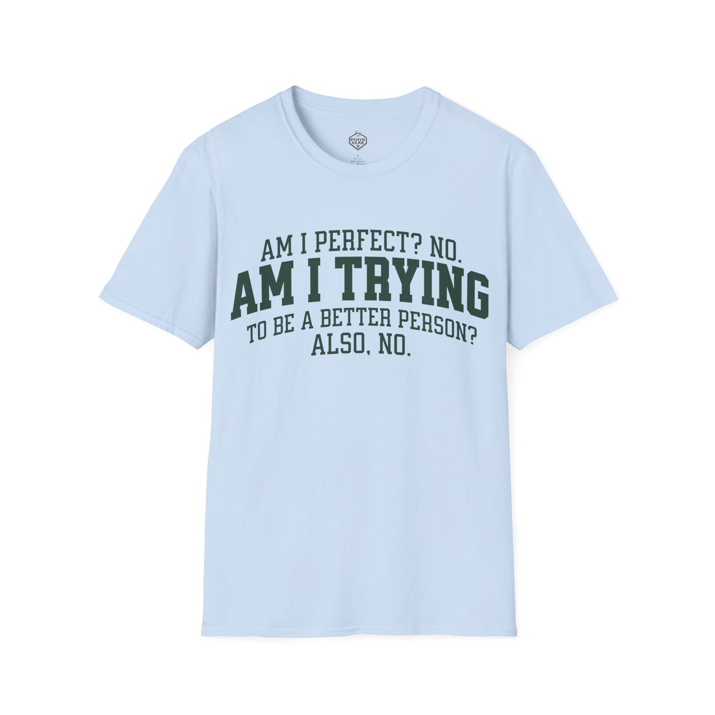 Am I Perfect? No. Am I Trying to be a Better Person? Also No.