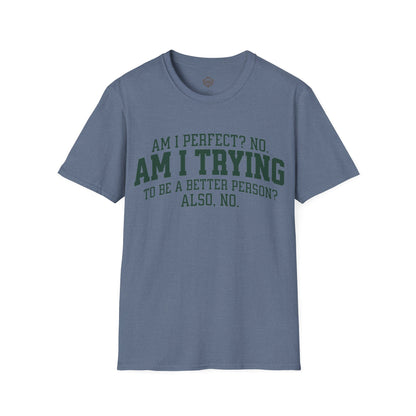 Am I Perfect? No. Am I Trying to be a Better Person? Also No.