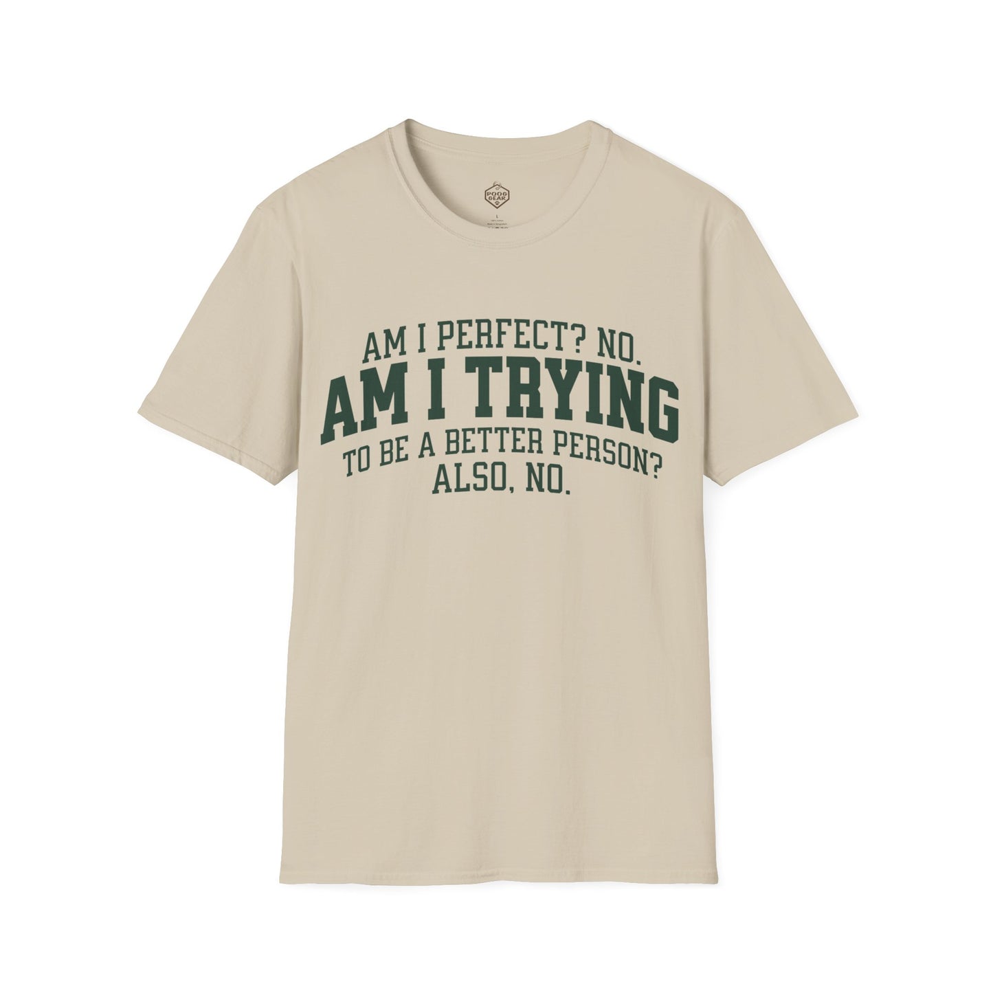 Am I Perfect? No. Am I Trying to be a Better Person? Also No.