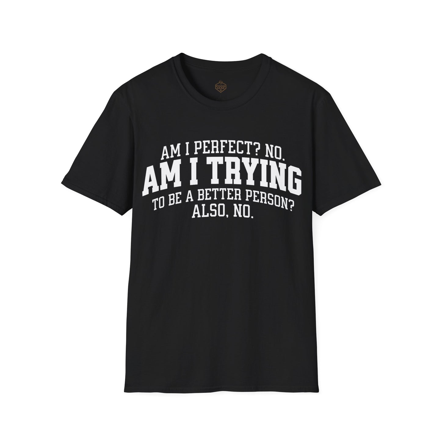 Am I Perfect? No. Am I Trying to be a Better Person? Also No.