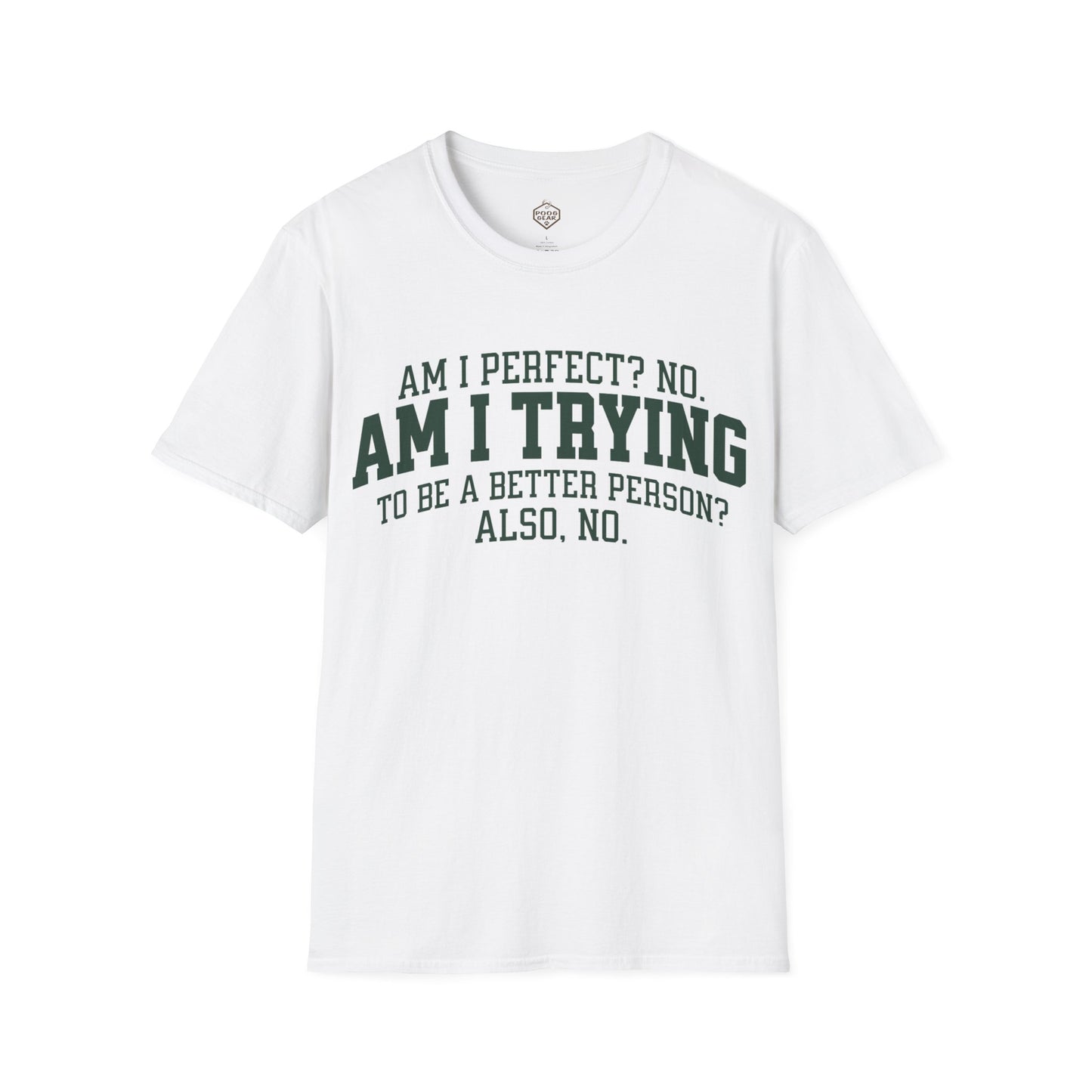 Am I Perfect? No. Am I Trying to be a Better Person? Also No.